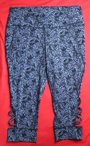 Lane Bryant LIVI Capri Activewear Leggings Gray/Black Size 18/20 - Imagen 1 de 7