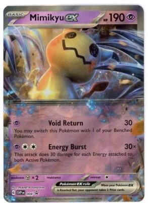 Mimikyu ex 004 Sv: Scarlet & Violet Promo Cards Holo - Image 1 of 2