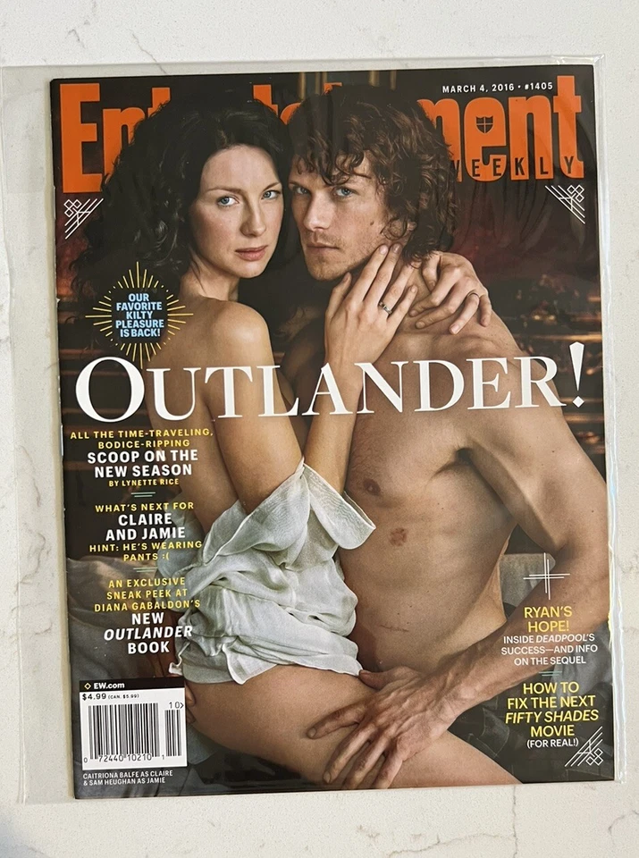 Entertainment Weekly March 2016 OUTLANDER Sam Heughan Balfe RARE MINT - NO LABEL - Image 1 of 1