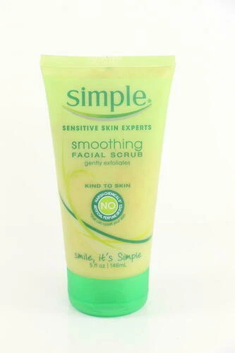 4 PACK Simple Smoothing Facial Scrub 5 Ounce Tube U9A - Image 1 of 1