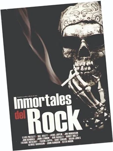 REVISTA "HOMBRES Y MITOS; LOS INMORTALES DEL ROCK", EN ESPAÑOL - Picture 1 of 1