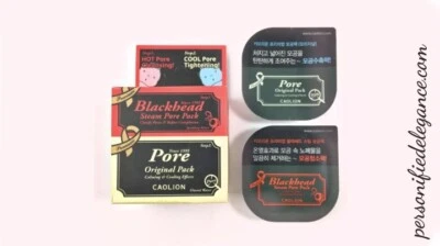 NUEVO Caolion Premium Hot & Cool Pore Pack Duo Deluxe Foto 1 de 4