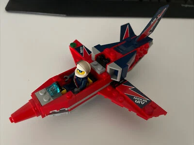 Lego 60177 City Airshow Jet Incomplete No Manual No Box  - Image 1 of 4