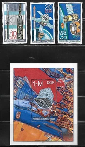 German Dem Rep, MNH, #1898-#1901, Space Achievments Issue , Issued 1978 - Picture 1 of 1