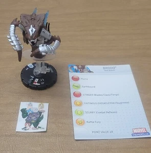 =HeroClix Marvel MUTATIONS AND MONSTERS Brood 007 with card = - Picture 1 of 1