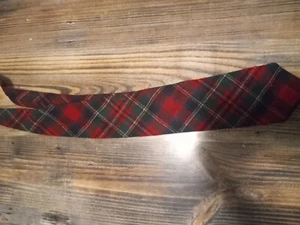 Corbata Pendleton Vintage Navidad Cuadros Como Está - Imagen 1 de 3