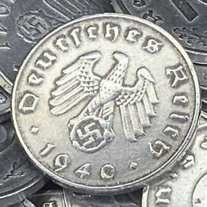 Rare World War 2 Germany Zinc 10 Reichspfennig Coin Buy 3 Get 1 Free