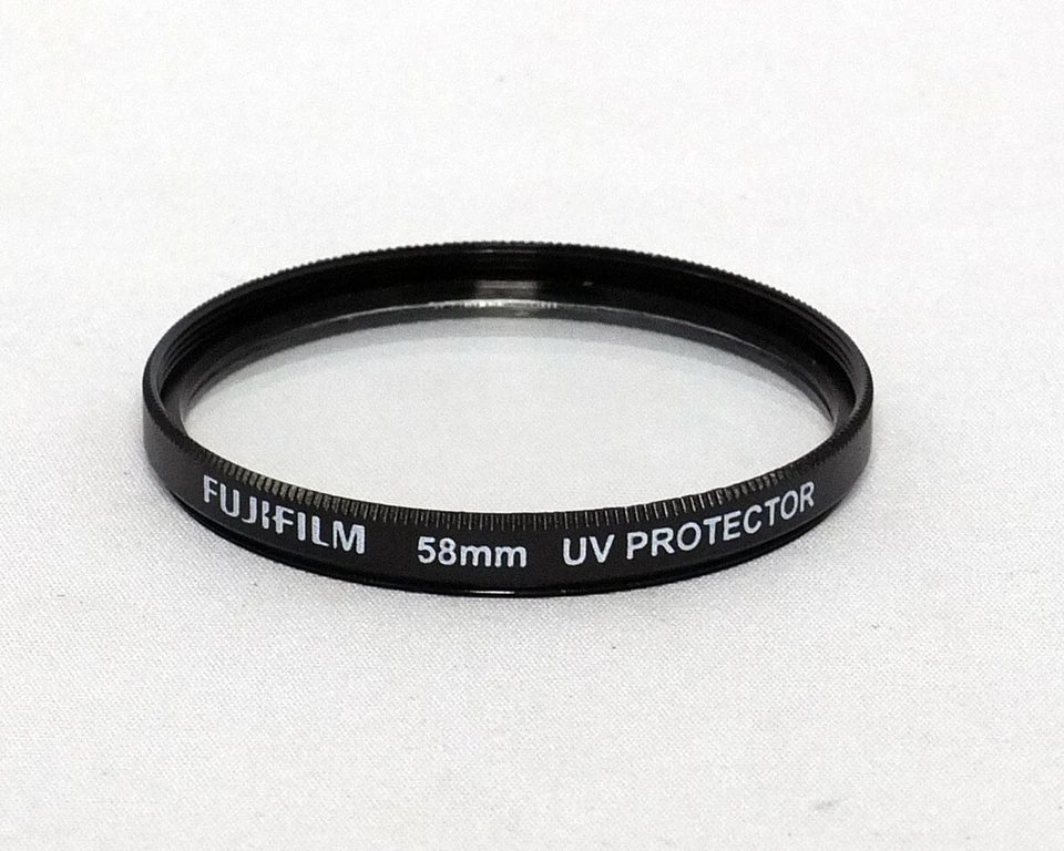 Fujifilm Fuji 58mm UV Protector Filter Black NEW Film Digital DSLR SLR 908290 - Image 1 of 1