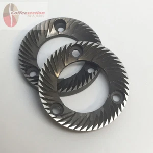 Grinding Burrs (pair),64x38x9 Lh, Nuova Simonelli Mds-mdsa,Rossi Rr45-rr55-rr65 - Picture 1 of 2