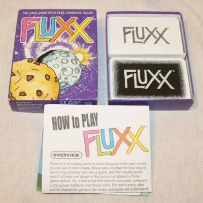 FLUXX v4.0 The Card Game with Ever Changing Rules 2008, Complete, EUC - Image 1 of 4