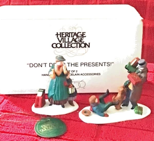 Vintage Department 56 Don't Drop The Presents 5532-8 1992 Heritage Village - Foto 1 di 6