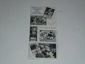 1988 JOHN CARROLL UNIVERSITY COLLEGE FOOTBALL MEDIA GUIDE  EX-MINT BOX 33 - Picture 1 of 1