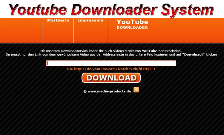 Youtube Downloader System - PHP-Script - Bild 1 von 1