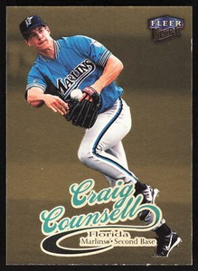 1999 Ultra #108G Craig Counsell     Florida Marlins Card