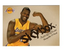 2003-04 SKYBOX AUTOGRAPHICS SHAQUILLE O'NEAL CARD #42 **NM-MT** LAKERS
