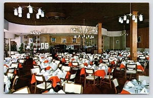 ca. 1960er ~ Detroit Michigan ~ Crossroads Restaurant ~ Heimat von WBFG-FM ~ sehr gute Postkarte - Bild 1 von 2