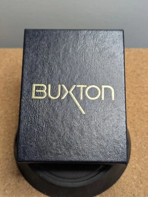 Cartera de Colección BUXTON Cuero 8 Llaves Entrenador Triple Bristol Becerro Hecha en Canadá Foto 1 de 4