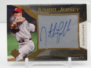 JONATHAN PAPELBON 2009 ULTIMATE COLLECTION GAME USED PATCH AUTOGRAPH! #26/50! - Picture 1 of 2