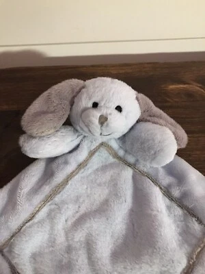 Wendy Bellissimo Blue Puppy Dog I Love You Baby Security Blanket Plush Lovey 7” - Image 1 of 4