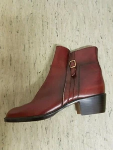 Damen Stiefel Neu echt Leder Gr. 38 Schuh mit Absatz Frauenschuh Heel Boot - Bild 1 von 6