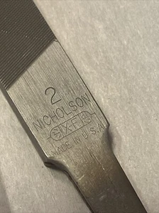 NICHOLSON 6" Pillar File 2 Cut XF 3/8” Made in USA 🇺🇸 New NOS - Picture 1 of 11