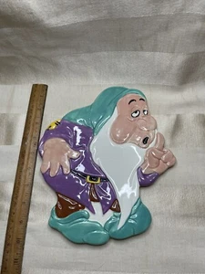 Disney Treasure Craft Snow White Seven Dwarfs SLEEPY Hot Plate Trivet Dining - Picture 1 of 2