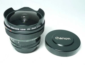 Canon FD Fish-Eye 2,8 15mm Objektiv An-Verkauf ff-shop24 - Bild 1 von 6