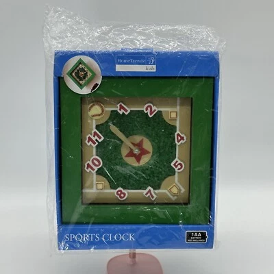 Home Trends Kids Room Baseball Field Diamond Turf Team Sports Game Wall Clock - Image 1 of 4