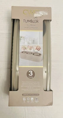 Nuevo CWC Cook con vaso de color molde de hielo y recipiente - círculo/cilindro Foto 1 de 2