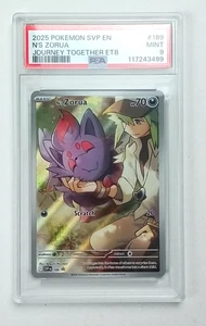 Ns Zorua 189 Black Star Promo Holo PSA 9 Pokémon Card 2025 - Picture 1 of 5