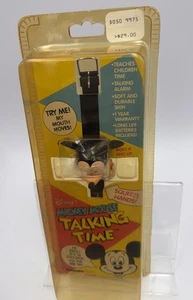 1991 Sealed Disney Mickey Mouse Talking Time Sounds Fun Watch - Bild 1 von 6