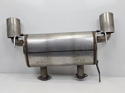 NISSAN 370Z NISMO 2009-2021 OEM REAR MUFFLER EXHAUST WITH TIPS ASSEMBLY 3.7L V6 - Image 1 of 4