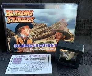 Blazing Saddles Filming Location Relic Gene Wilder Mel Brooks Cleavon Little - Picture 1 of 8