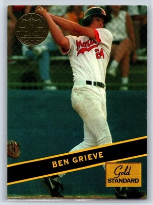 1994 Signature Rookies Gold Standard Ben Grieve Rookie Oakland Athletics RC #54 - Image 1 of 2