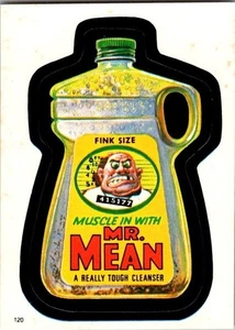 1982 Topps Wacky Packages Album Sticker #120 Mr. Mean - Kostenloser Versand A - Bild 1 von 2