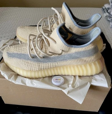 Adidas Yeezy Boost 350 V2 'Lino' FY5158 US 11 DS ¡Sin existencias! ✅ AUTÉNTICO Foto 1 de 4