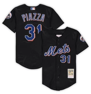 Mitchell & Ness New York Mets Mike Piazza Jersey Cooperstown Authentic Sz M NWT - Picture 1 of 7