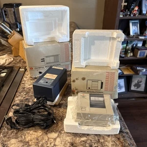 Olympia International HHC Handheld Computer AC Adapter & Micro Printer UNTESTED - Picture 1 of 17