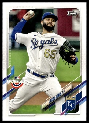 2021 Topps Opening Day Jakob Junis Kansas City Royals #68 - Image 1 of 2