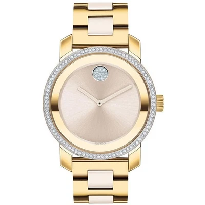 Movado 3600882 Women's Bold Champagne Dial Quartz Watch - Image 1 of 3