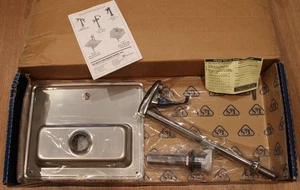 T&S B-1230-12 - Water Station with 12" Pedestal Glass Filler & Drip Pan Assembly - Picture 1 of 5