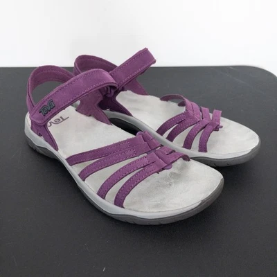 Женские босоножки Teva 6,5 фиолетовые Elzada для походов на открытом воздухе регулируемые - Изображение 1 из 4