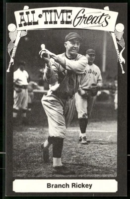 1973-80 TCMA All-Time Greats Postcards #NNO Branch Rickey NM+ - Image 1 of 2