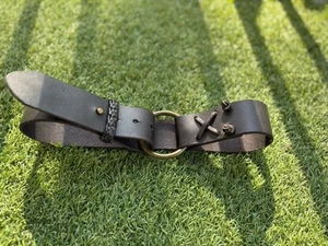 Denim & Supply Ralph Lauren 2” Black Leather Belt XS Adjustable Women - Picture 1 of 8