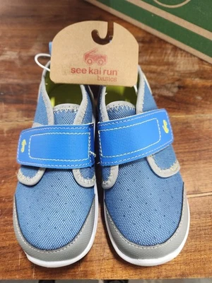 See Kai Run Boys Shoes Blue Cruiser H2O, SZ 4, 6, 9, 10, 11, 12 NWT, FREE SHIP - Image 1 of 4