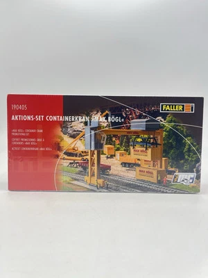 Faller 190405 Aktions-Set Containerkran Max Bögl NEU & OVP Modellbau Eisenbahn - Bild 1 von 4