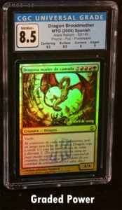 MTG Promo Dragon Broodmother CGC 8.5 Foil (9050) SPANISH Magic the Gathering - Picture 1 of 2