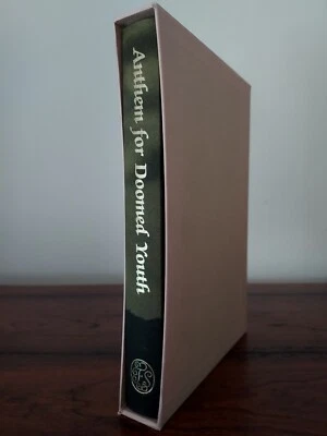 Folio Society Anthem For Doomed Youth NEAR MINT Lyn MacDonald w Slipcase History Foto 1 de 4