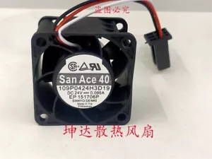SanAce40 109P0424H3D19 4CM 24V 0.095A 3pin Cooling Fan - Picture 1 of 3