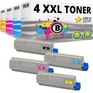 4 XXL TONER Patrone für OKI Data C5600 C5600N C5600DN C5700 C5700N C5700DN Set - Bild 1 von 9